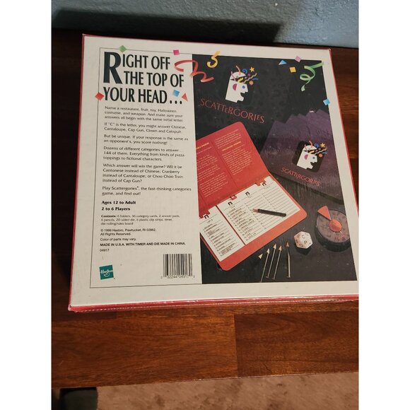 Vintage New The Game of Scattergories Board Game 1999 Sealed - Picture 2 of 2